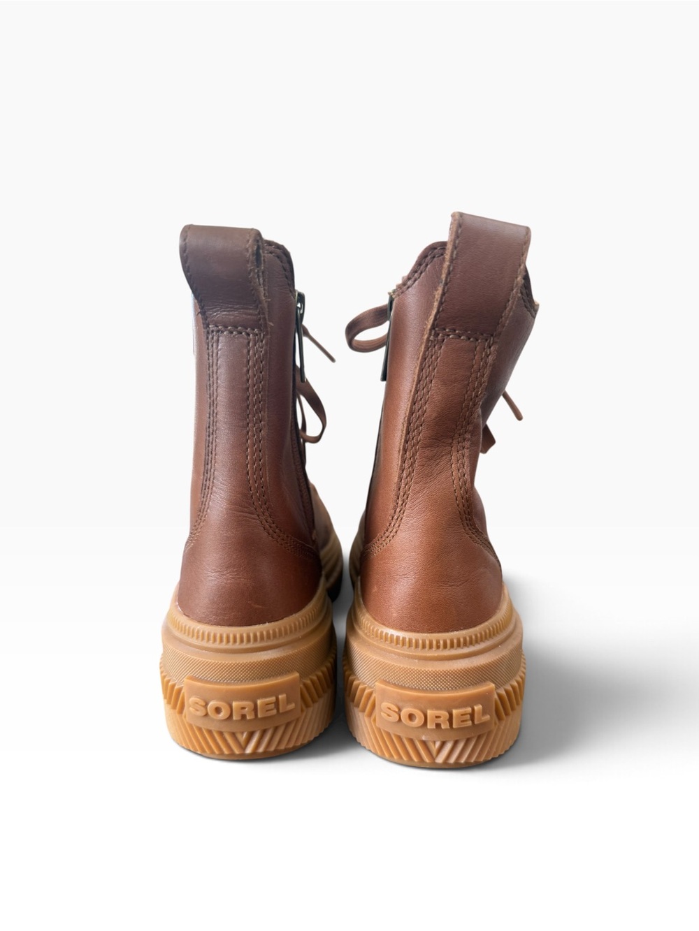 << Sorel Ona Ave Brown Waterproof Lace Boots – Sz 9M - Picture 7 of 9
